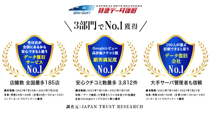 No.1 サービス、クチコミ、信頼"